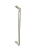 BUR130SNFF Frelan Hardware Burlington Westminster Pull Handle 425 x 20mm Face Fix Satin Nickel