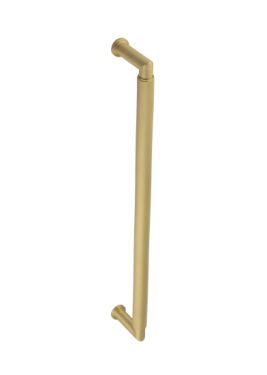 Click Here To Enlarge This Photo Of BUR140SBFF Frelan Hardware Burlington Piccadilly Pull Handle 425 x 20mm Face Fixing Satin Brass