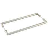 BUR140SNB2B Frelan Hardware Burlington Piccadilly Pull Handles 425 x 20mm Back to Back Satin Nickel