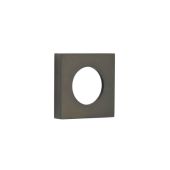BUR150DB Frelan Hardware Burlington Square Plain Outer Roses for Levers and Turn & Releases Dark Bronze