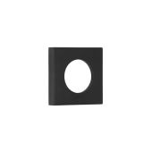 BUR150MB Frelan Hardware Burlington Square Plain Outer Roses for Levers and Turn & Releases Matt Black
