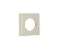 BUR150SN Frelan Hardware Burlington Square Plain Outer Roses for Levers and Turn & Releases Satin Nickel