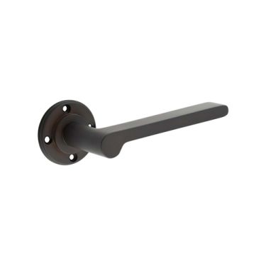 Click Here To Enlarge This Photo Of BUR15DB Frelan Hardware Burlington Fitzrovia Door Handles (No Outer Rose) Dark Bronze