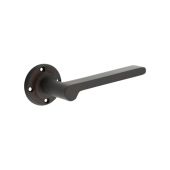 BUR15DB Frelan Hardware Burlington Fitzrovia Door Handles (No Outer Rose) Dark Bronze