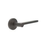BUR15KIT79 Frelan Hardware Burlington Fitzrovia Door Handles on Plain Rose Dark Bronze