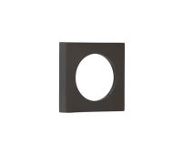 BUR171DB Frelan Hardware Burlington Plain Square Outer Rose for Escutcheons Dark Bronze