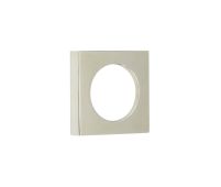 BUR171PN Frelan Hardware Burlington Plain Square Outer Rose for Escutcheons Polished Nickel
