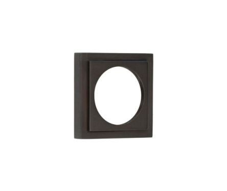 Click Here To Enlarge This Photo Of BUR173DB Frelan Hardware Burlington Stepped Square Outer Rose for Escutcheons Dark Bronze
