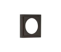 BUR173DB Frelan Hardware Burlington Stepped Square Outer Rose for Escutcheons Dark Bronze