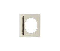 BUR173PN Frelan Hardware Burlington Stepped Square Outer Rose for Escutcheons Polished Nickel