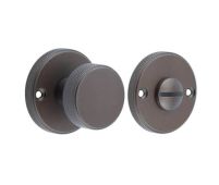 BUR180DB Frelan Hardware Burlington Westbourne Knurled Turn & Release Dark Bronze