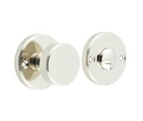 BUR180PN Frelan Hardware Burlington Westbourne Knurled Turn & Release Polished Nickel