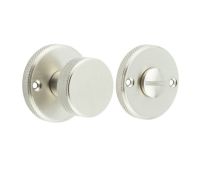BUR180SN Frelan Hardware Burlington Westbourne Knurled Turn & Release Satin Nickel