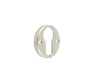 BUR181SN Frelan Hardware Burlington Westbourne Knurled Euro Profile Escutcheon Satin Nickel