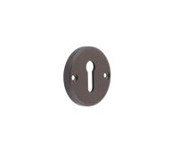 BUR182DB Frelan Hardware Burlington Westbourne Knurled Standard Keyway Escutcheon Dark Bronze