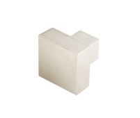 BUR201PN Frelan Hardware Burlington Trafalgar 30mm Square Cupboard Knob Polished Nickel
