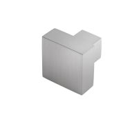 BUR201SN Frelan Hardware Burlington Trafalgar 30mm Square Cupboard Knob Satin Nickel