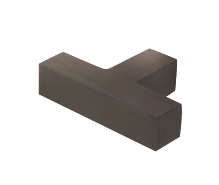 Click Here To Enlarge This Photo Of BUR202DB Frelan Hardware Burlington Trafalgar 60mm T Bar Square Cupboard Knob Dark Bronze