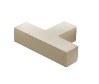 BUR202PN Frelan Hardware Burlington Trafalgar 60mm T Bar Square Cupboard Knob Polished Nickel