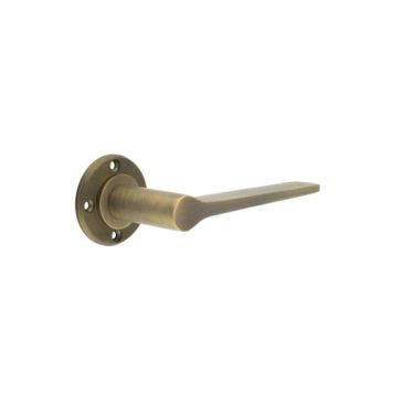 Click Here To Enlarge This Photo Of BUR20AB Frelan Hardware Burlington Knightsbridge Door Handles (No Outer Rose) Antique Brass
