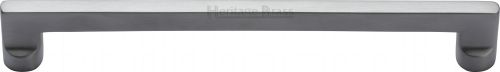 Click Here To Enlarge This Photo Of C0345 203-SC Heritage Brass Cabinet Pull Apollo Design 203mm ctc Satin Chrome Finish