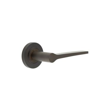 Click Here To Enlarge This Photo Of BUR20KIT79 Frelan Hardware Burlington Knightsbridge Door Handles on Plain Rose Dark Bronze