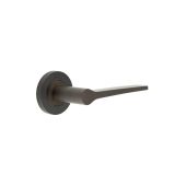BUR20KIT79 Frelan Hardware Burlington Knightsbridge Door Handles on Plain Rose Dark Bronze