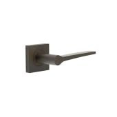 BUR20KIT84 Frelan Hardware Burlington Knightsbridge Door Handles on Square Plain Rose Dark Bronze