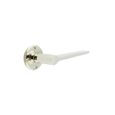 Click Here To Enlarge This Photo Of BUR20PN Frelan Hardware Burlington Knightsbridge Door Handles (No Outer Rose) Polished Nickel