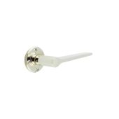 BUR20PN Frelan Hardware Burlington Knightsbridge Door Handles (No Outer Rose) Polished Nickel
