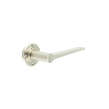 Click Here To Enlarge This Photo Of BUR20SN Frelan Hardware Burlington Knightsbridge Door Handles (No Outer Rose) Satin Nickel