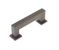 BUR210DB Frelan Hardware Burlington Trafalgar Square Cabinet Handle 96mm Dark Bronze
