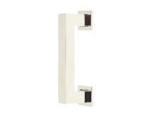 BUR210PN Frelan Hardware Burlington Trafalgar Square Cabinet Handle 96mm Polished Nickel