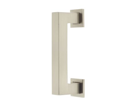 Click Here To Enlarge This Photo Of BUR210SN Frelan Hardware Burlington Trafalgar Square Cabinet Handle 96mm Satin Nickel