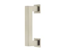 BUR210SN Frelan Hardware Burlington Trafalgar Square Cabinet Handle 96mm Satin Nickel