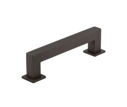 Click Here To Enlarge This Photo Of BUR211DB Frelan Hardware Burlington Trafalgar Square Cabinet Handle 128mm Dark Bronze