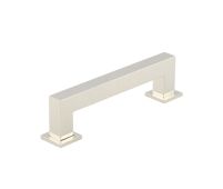 BUR211PN Frelan Hardware Burlington Trafalgar Square Cabinet Handle 128mm Polished Nickel