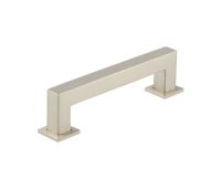 BUR211SN Frelan Hardware Burlington Trafalgar Square Cabinet Handle 128mm Satin Nickel
