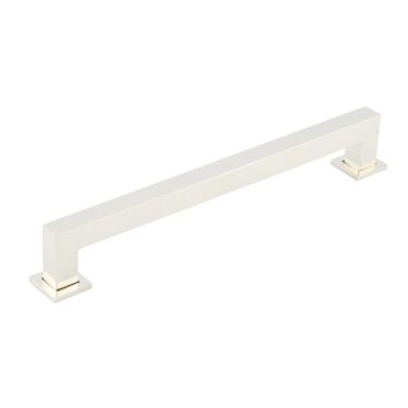 Click Here To Enlarge This Photo Of BUR212PN Frelan Hardware Burlington Trafalgar Square Cabinet Handle 224mm Polished Nickel