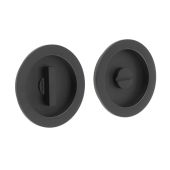 BUR216MB Frelan Hardware Burlington Circular Flush Turn & Release Matt Black