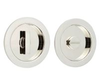BUR216PN Frelan Hardware Burlington Circular Flush Turn & Release Polished Nickel