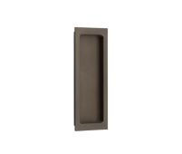 BUR225DB Frelan Hardware Burlington Rectangular Flush Pull 150mm x 55mm Dark Bronze