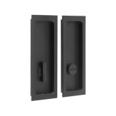 BUR226MB Frelan Hardware Burlington Flush Rectangular Turn & Release Matt Black
