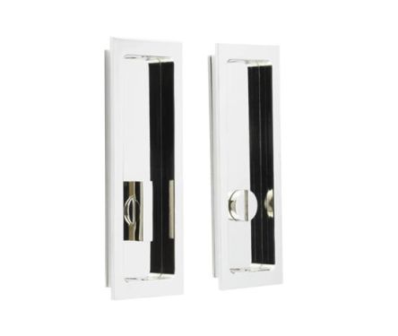 Click Here To Enlarge This Photo Of BUR226PN Frelan Hardware Burlington Flush Rectangular Turn & Release Polished Nickel
