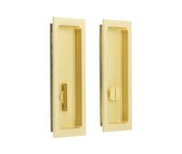 BUR226SB Frelan Hardware Burlington Flush Rectangular Turn & Release Satin Brass
