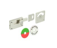 BUR2552SN Frelan Hardware Burlington Indicator Lock Satin Nickel