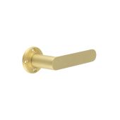 BUR25SB Frelan Hardware Burlington Kensington Door Handles (No Outer Rose) Satin Brass