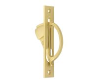 BUR280SB Frelan Hardware Burlington 130mm x 25mm Sliding Door Edge Pull Satin Brass