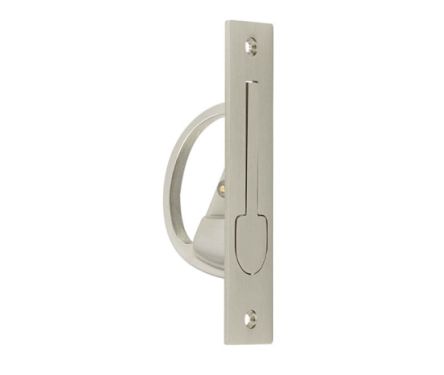 Click Here To Enlarge This Photo Of BUR280SN Frelan Hardware Burlington 130mm x 25mm Sliding Door Edge Pull Satin Nickel