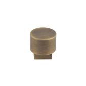 BUR300AB Frelan Hardware Burlington Westminster 30mm Round Cupboard Knob Antique Brass